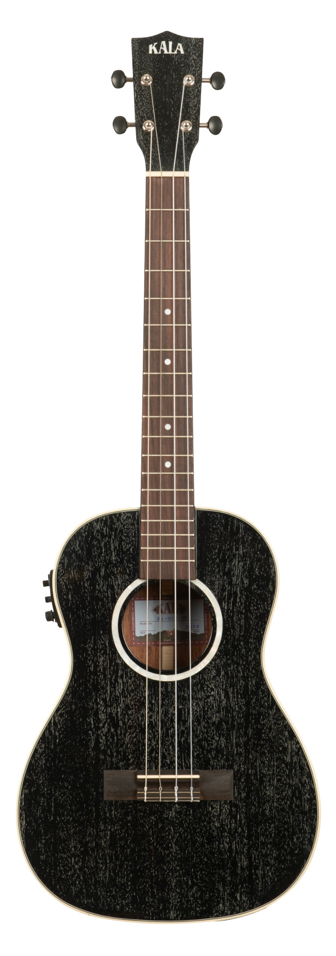 KA-SDH-BE All Solid Baritone Ukulele Doghair Mahogany